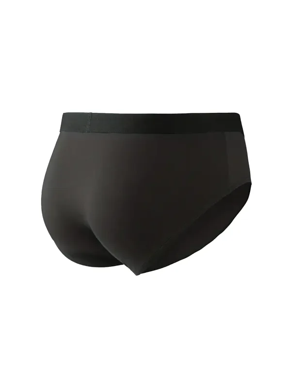 5PCS/SET Men's Underwear Solid Color Men's Briefs High Stretch Panties Breathable Fashion Men's Underpant Plus Size Briefs — image 3