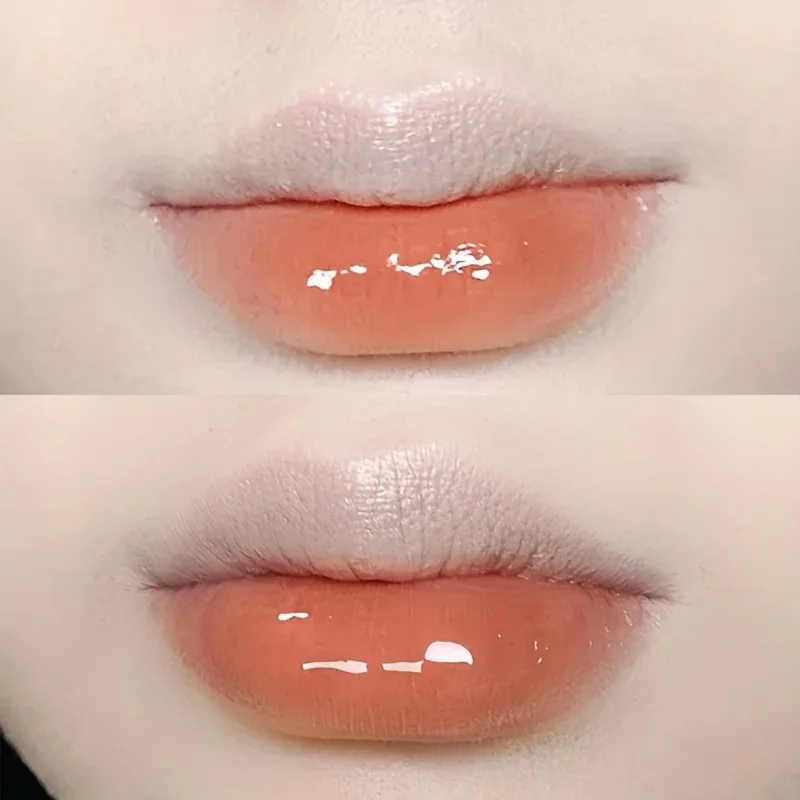 6 color lip glaze cute little bear mirror gloss jelly lips with sparkling light dew water long-lasting stain resistant trans — image 9