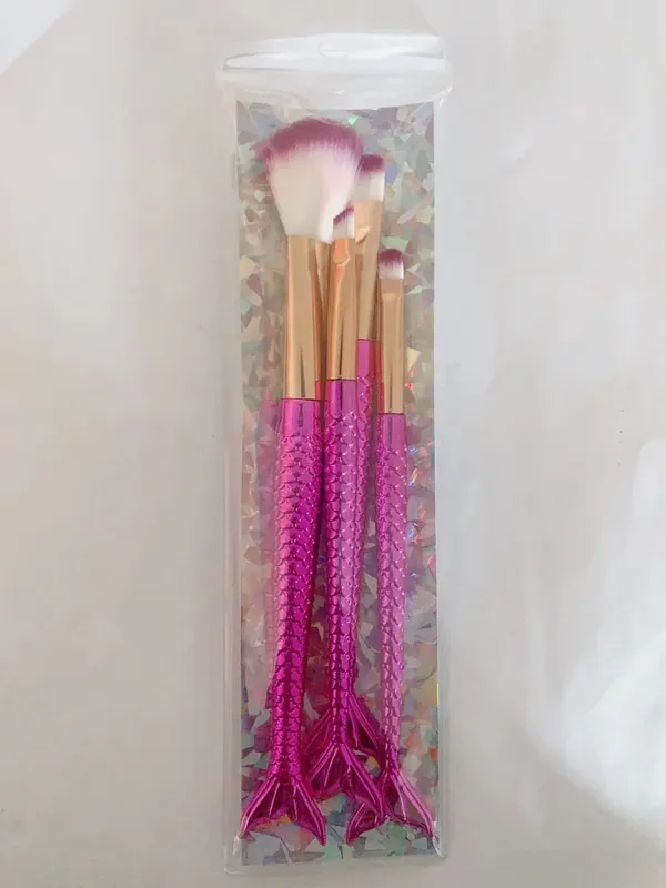 4 Set Makeup Brushes Set Cosmetic Powder Eye Shadow Foundation Blush Brush Soft Beauty Make Up Tool Maquiagem 6 Color Gradient — image 8
