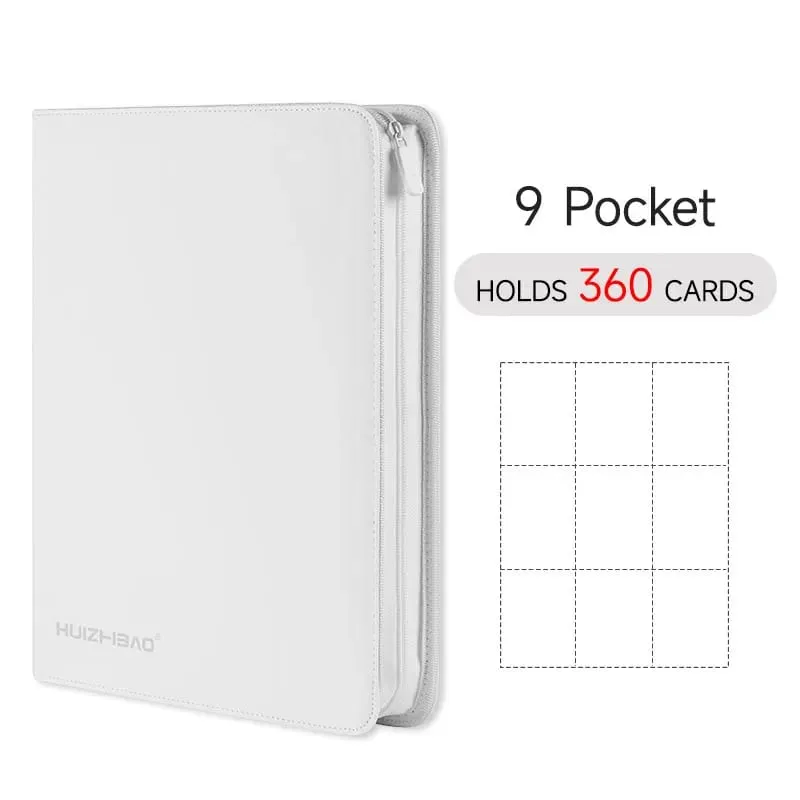 Classeur de cartes à fermeture éclair de poche, album de cartes à collectionner, carte à chargement latéral Durable pour mtg tcg pour pokemon pour yugioh pour le football, 9/12 — image 13