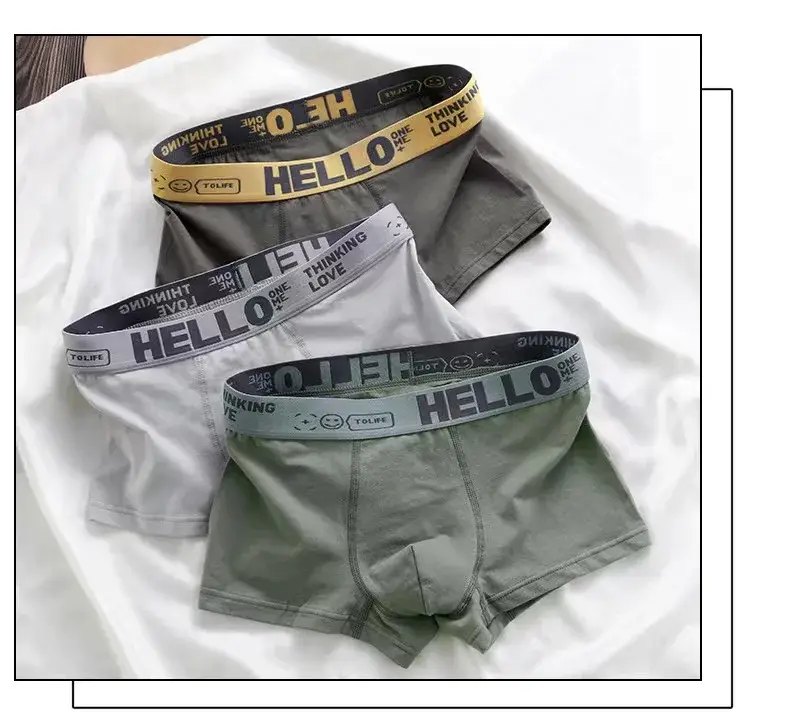 5pcs Men's Underwear, Breathable Comfy Quick Drying Stretchy Boxer Trunks, Sexy Underpants, Men's Trendy Boxer Panties — image 8