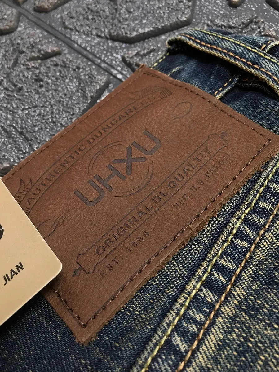High Quality 99% Cotton Red Selvedge Stretch Denim Jeans Men American Vintage Casual Slim Fit Straight Pants 24ss Y2k Youth Male — image 5