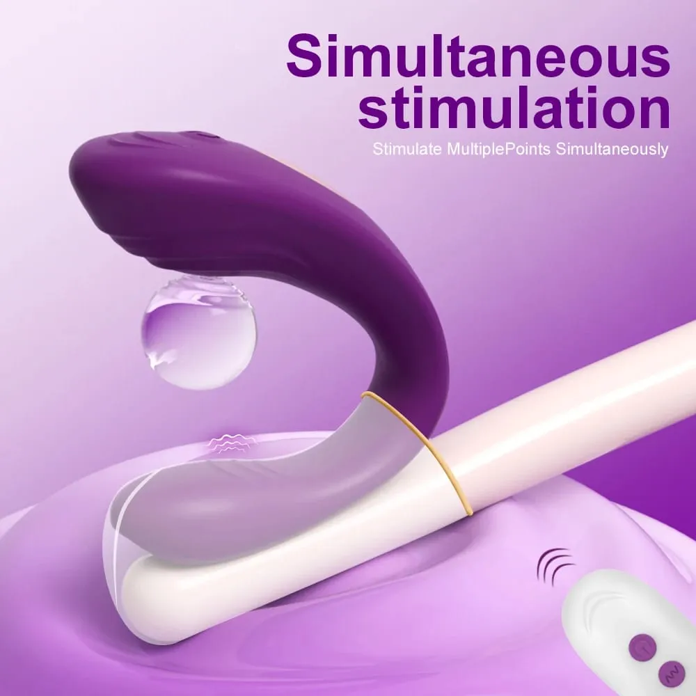 Remote Control Vibrator Female U Type Vibrator Clitoris Stimulate G-Spot Vagina Massage Female Masturbation Sex Toys for Women — image 6