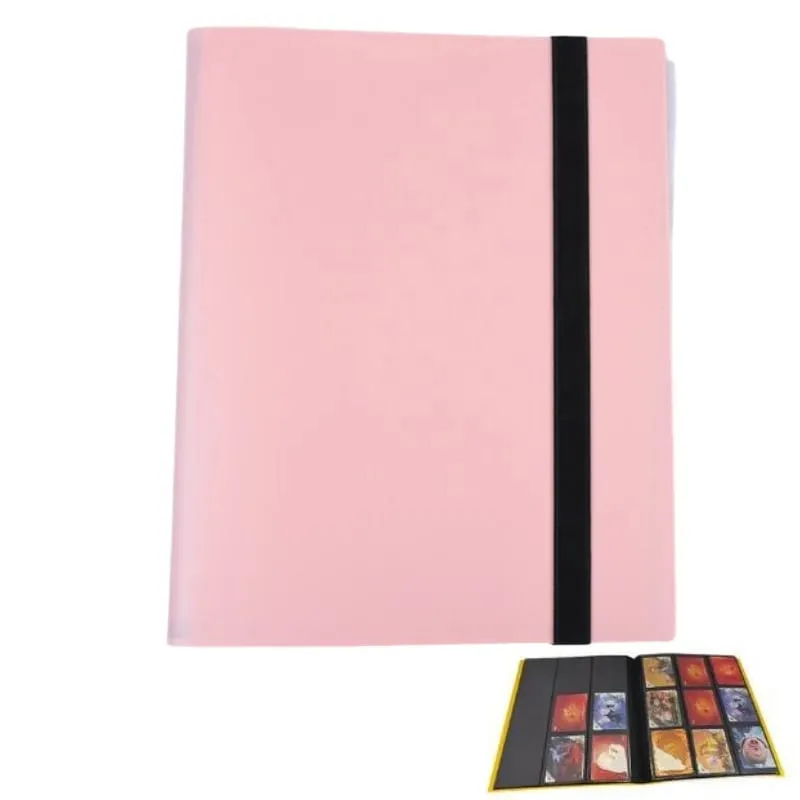 Premium Multi-Pocket Trading Card Binder-Holds 160/360/480 Cards-Durable PP Cover-Ideal for Basketball Soccer and Sports Cards
