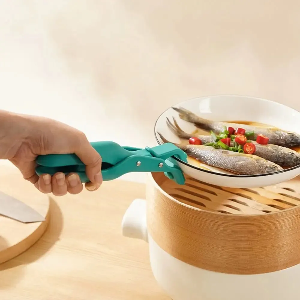 Multifunction Kitchen Bowl Clip Durable Silicone Anti Scalding Clip Non-slip Meal Bowls Tongs Pot Clips Gripper Kitchen Tools — image 8