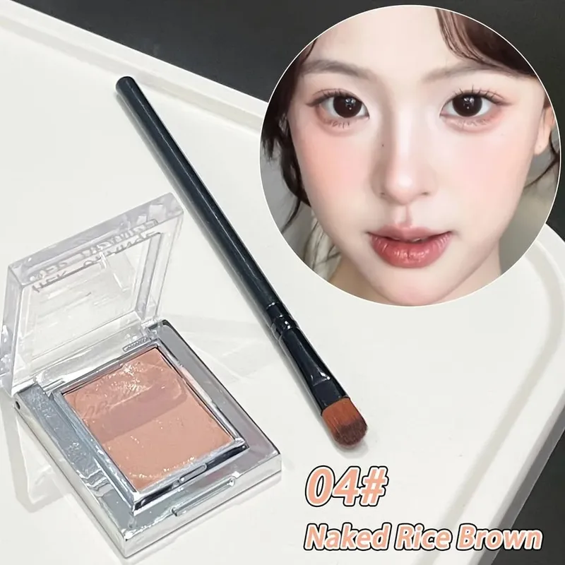 Herorange Misty Matte Cream Blush with Makeup Brush Set Low Saturation Matte Texture Brighten Skin Create Charming Makeup Looks — image 9