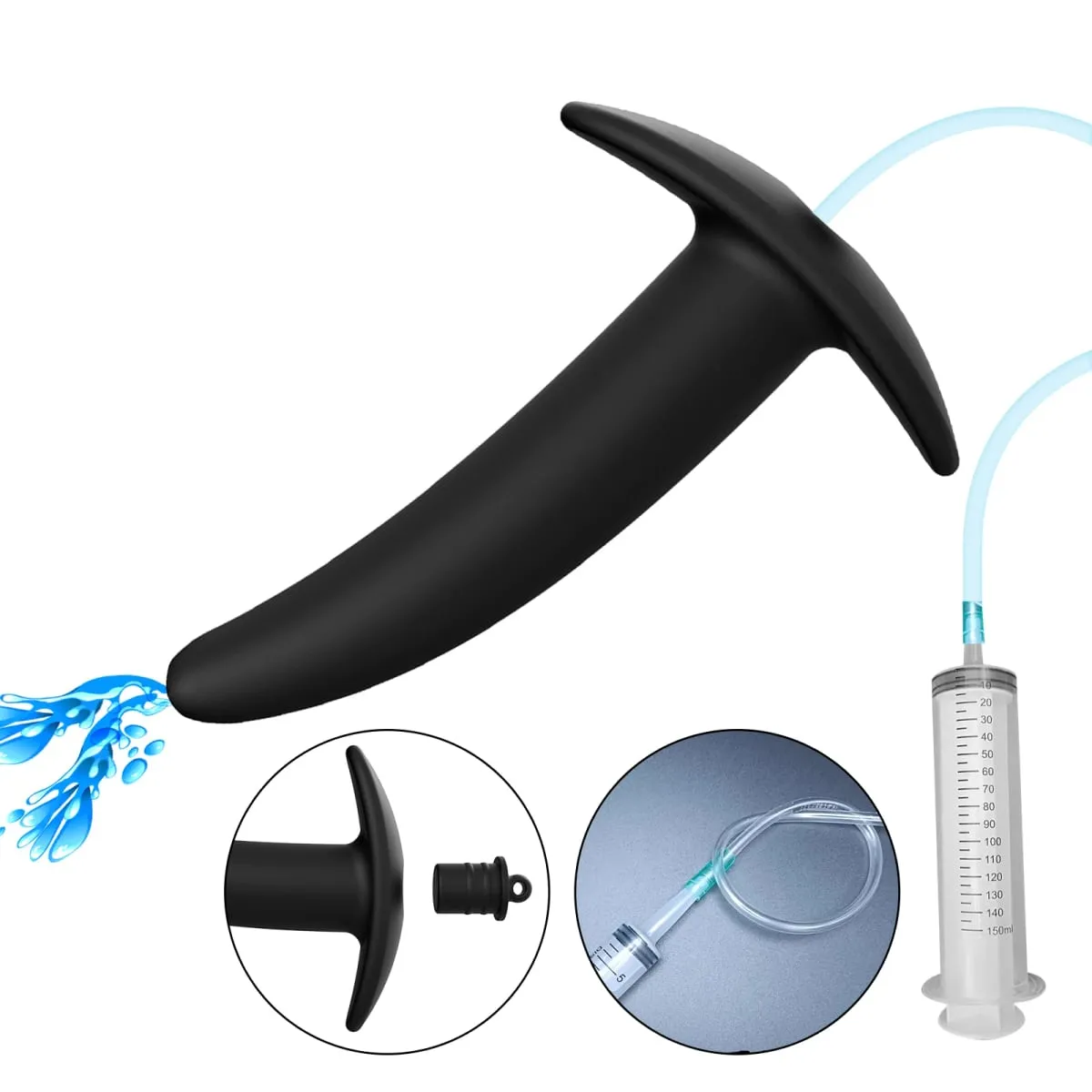 Spéculum creux furtif perles anales godemichet Anal avec bouchon extenseur Tunnel lavement Anus dilatation adulte jouets sexuels pour femmes hommes Gay — image 6