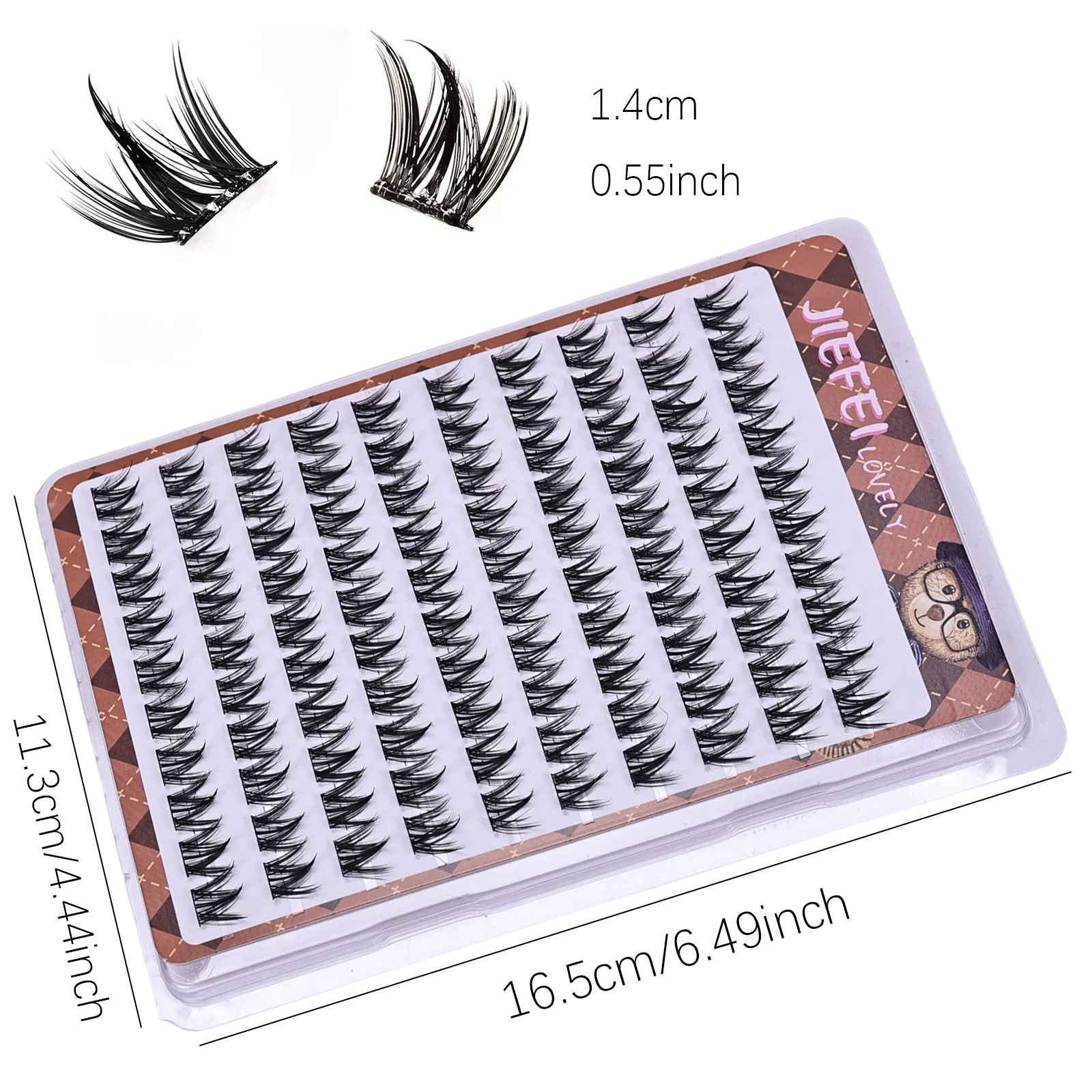 Glue‑Free Self‑Adhesive False Eyelashes Lashes Voluminous Fluffy Thick Manga‑Style Cluster Lashes DIY Eye Makeup Extension — image 4