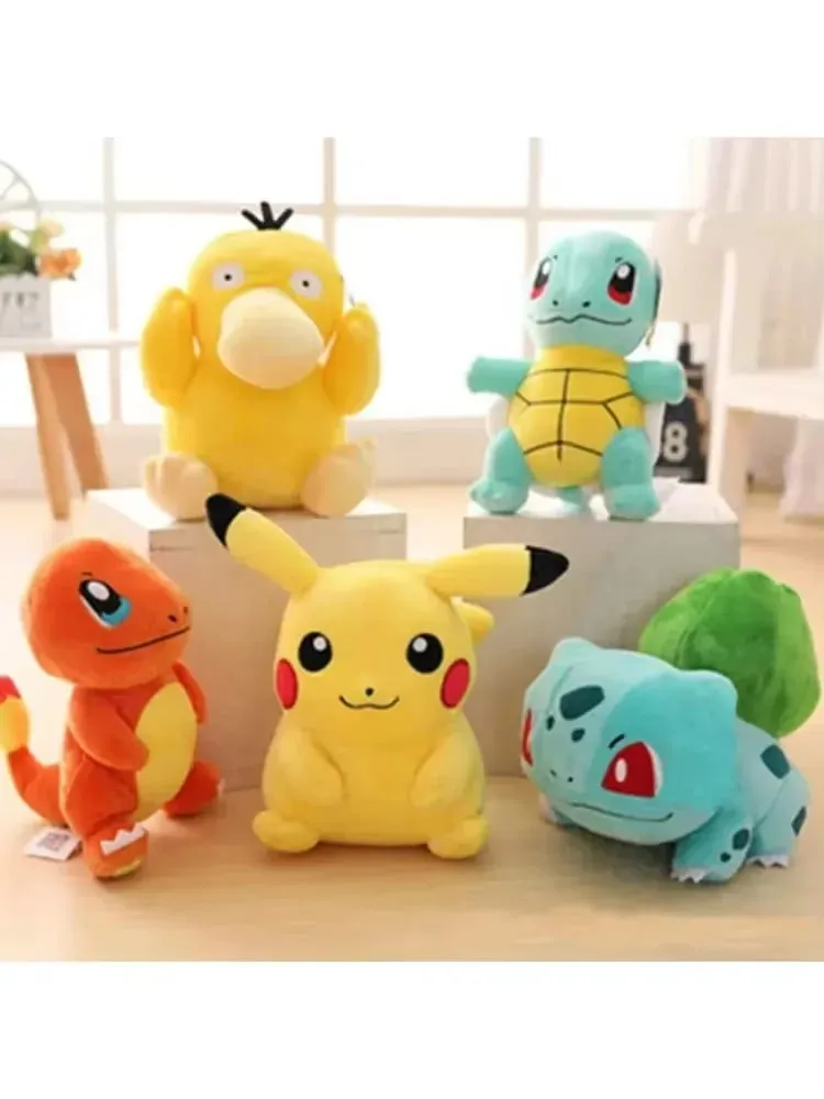 Original Plush Toy Gengar Pikachu Plush Doll Soft Kawaii Cute Cartoon Piplup Toys for Kids Gift！！