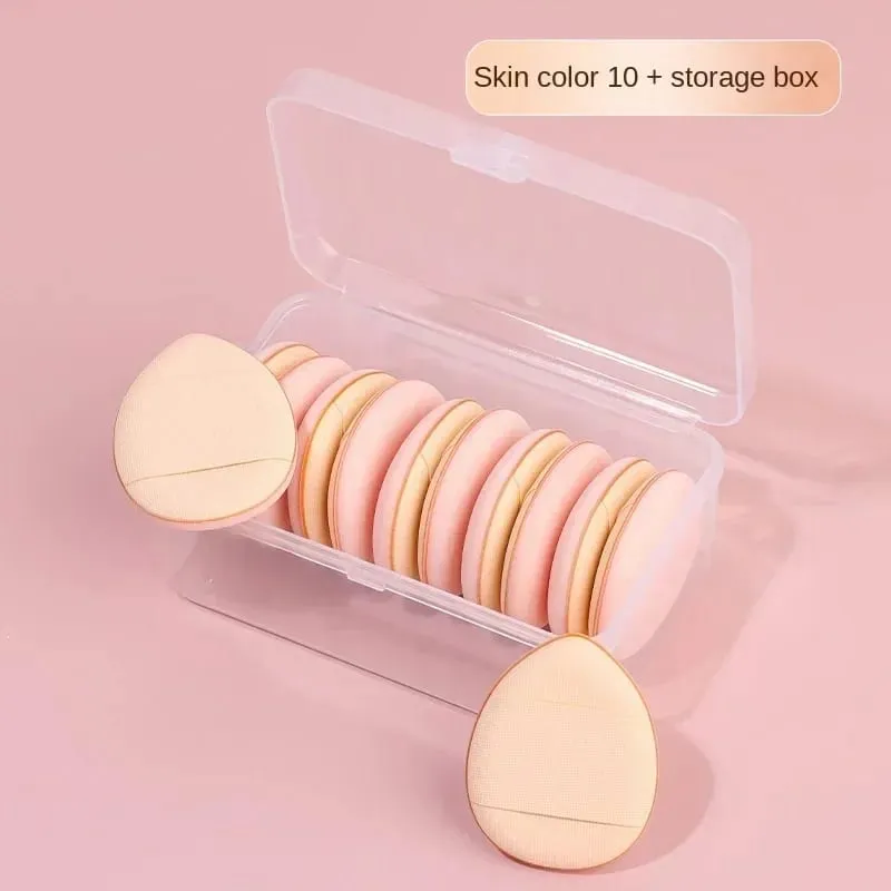 10Pcs Mini Finger Puff Foundation Small Air Cushion Powder Sponge Face Concealer BB Cream Cosmetic Applicator Makeup Tools — image 9