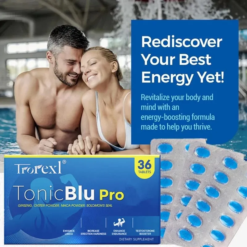 36-360 Pill Blue Tabletter Sundhedsprodukt Mænd Power Klinisk bevist formel — image 3