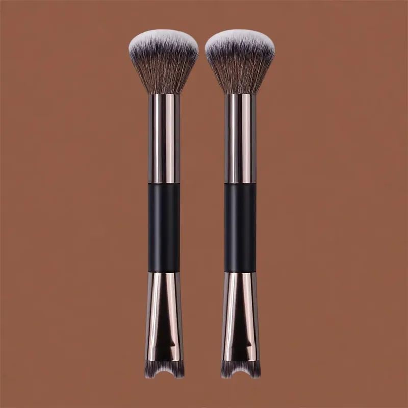 Nose Contour U-Shaped Makeup Brush Dual-End Nose Shadow Makeup Brushes Eyeshadow Contour Face Highlighting Brush Cosmetics Tools — image 8