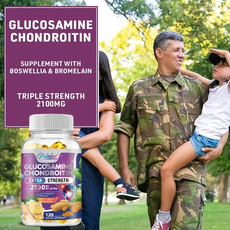 Glucosamine Chondroitin MSM Turmeric Boswellia - Joint Health and Joint Function Support - Glucosamine Sulfate Mobility FormulaC — image 5