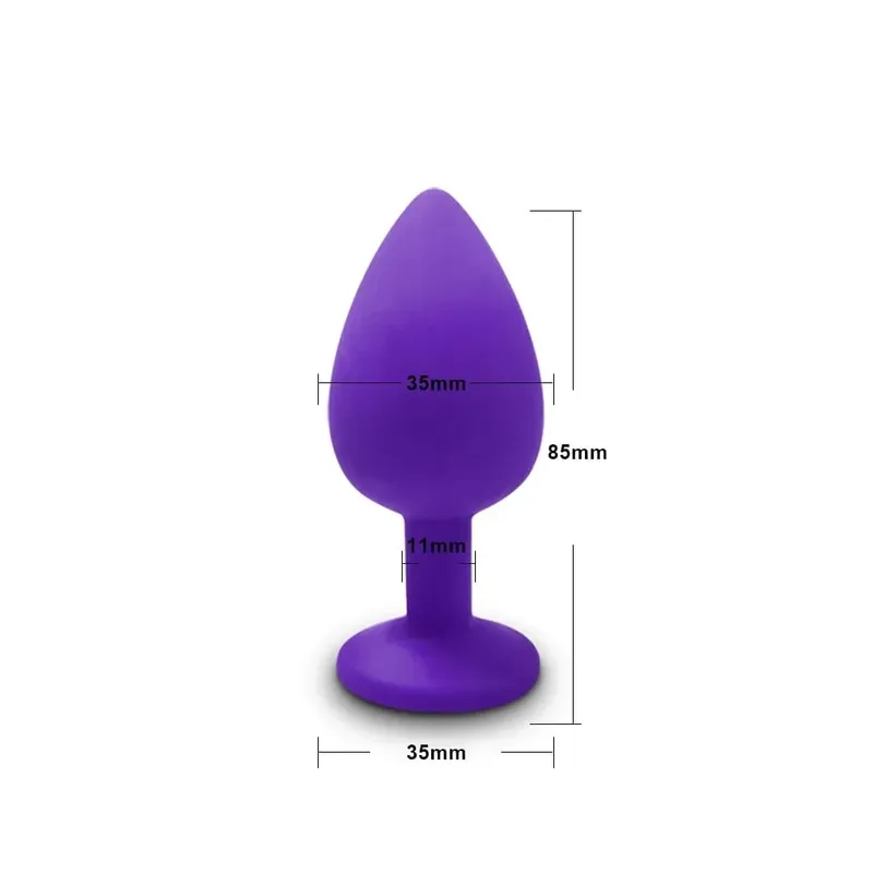 Soft Silicone Anal Butt Plug Unisex Sex Toys Men Prostate Massager Adult Gay Ass Stuffed Anal Trainer Massager for Couples — image 25