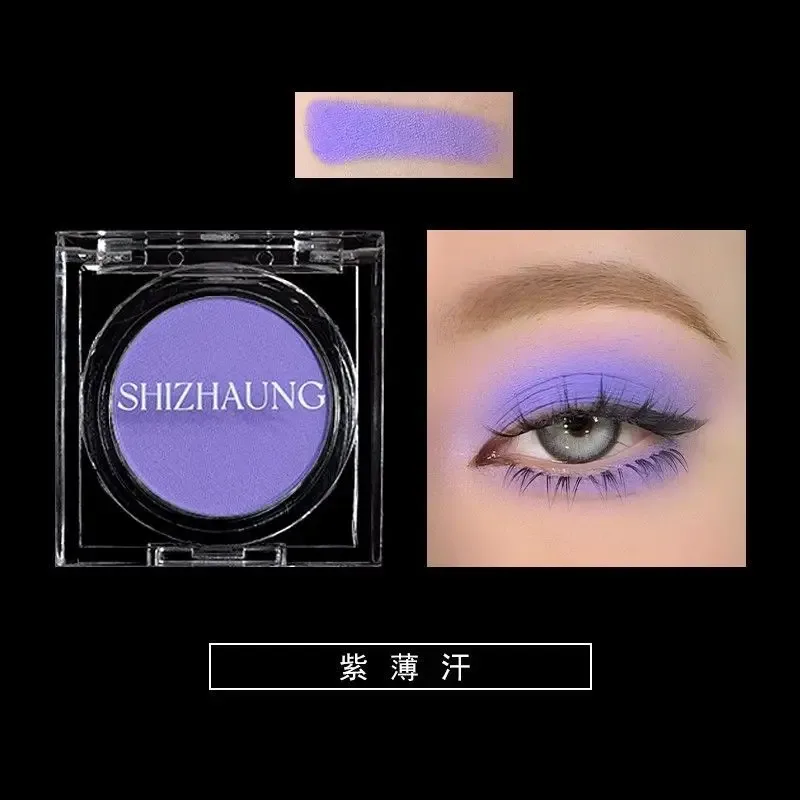 Chameleon Eyeshadow Powder Monochrome Matte Shimmer Metallic Glitter Gothic High Gloss High Colors Fine Flash lasting Eye Makeup