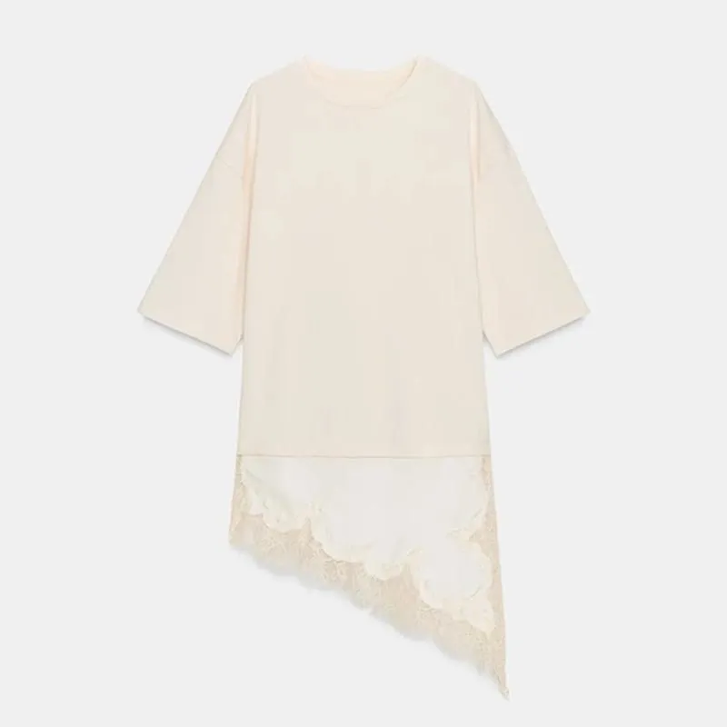 Elegant blonde patchwork kort kjole kvinder se gennem høj krave flare ærmer festkjoler 2025 efterår dame aftenkåber — image 8