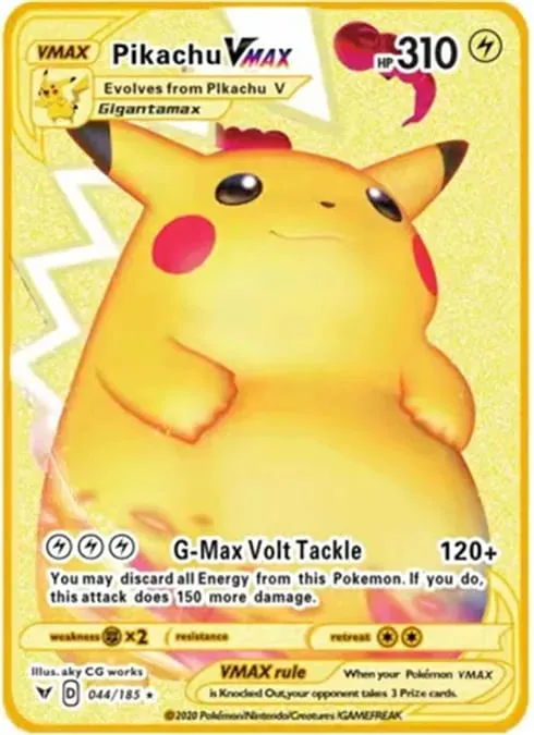 English Version Pokemon Metal Card Anime Figure Pikachu Charizard Mewtwo Battle Trading Game Collection Cards Model Toy Gifts — image 20