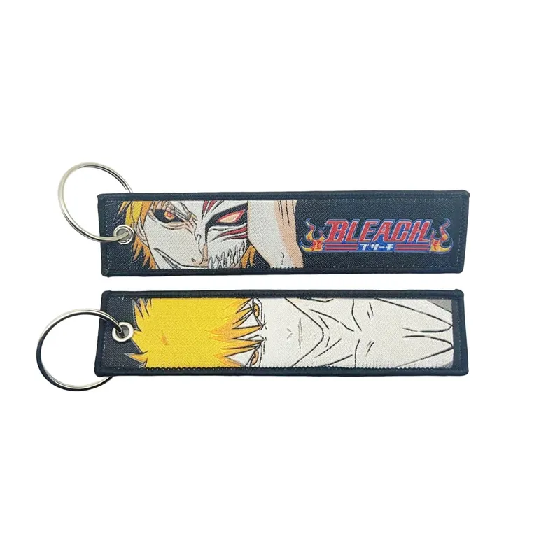 Anime Lock Keychain Fan Gifts Jet Tags Embroidery Key Tag Cute Car Pendant Keyring Ornament Bag Purse Charm Accessories Gifts — image 39