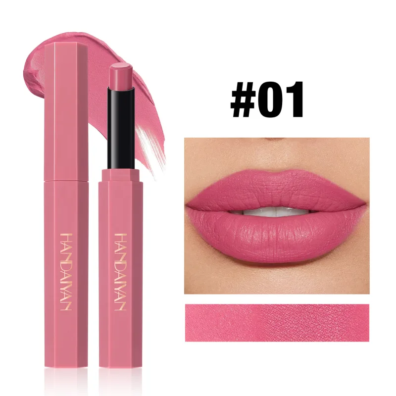 Red Matte Velvet Lipstick Waterproof Lasting Brown Lipstick Pencil Non Stick Cup Moisturize Lipstick Not Fading Sexy Lips Makeup — image 9