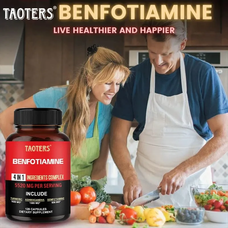 600 Mg Benfotiamine Capsules - Helps Maintain Healthy Glucose Metabolism and Supports Nervous System HealthSupplements — image 3