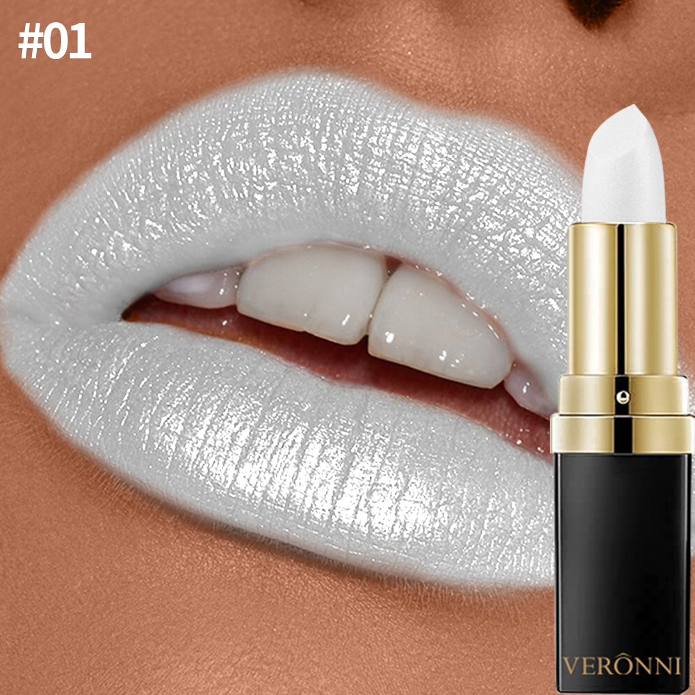 10 Color Glitter Lipsticks Shimmer Shiny Lipgloss Pearlescent Lip Tint Waterproof Long Lasting Diamond Lips Glaze Makeup Cosmeti — image 14
