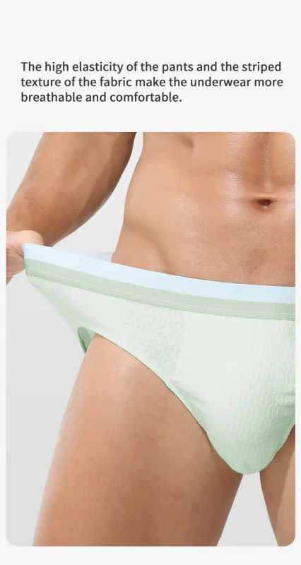 Men's briefs underwear cotton men's baby cotton pants head summer thin trend boys sports antibacterial shorts