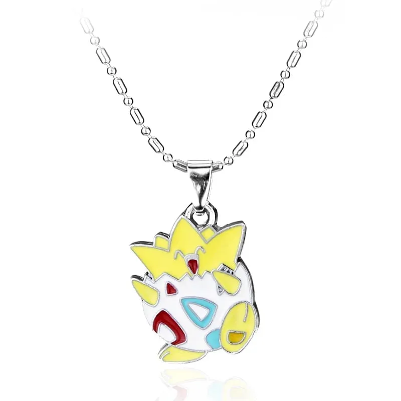 Ball Pendant Necklace Cartoon Pokémon Periphery Pikachu Accessories for Women Men Gifts — image 3