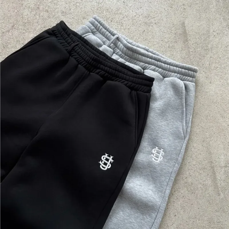 Sudaderas con capucha Y2k High Street con patrón bordado para hombre, sudaderas holgadas de gran tamaño, jersey para mujer, Sudadera con capucha con cremallera de Hip Hop, pantalones Vintage — image 7