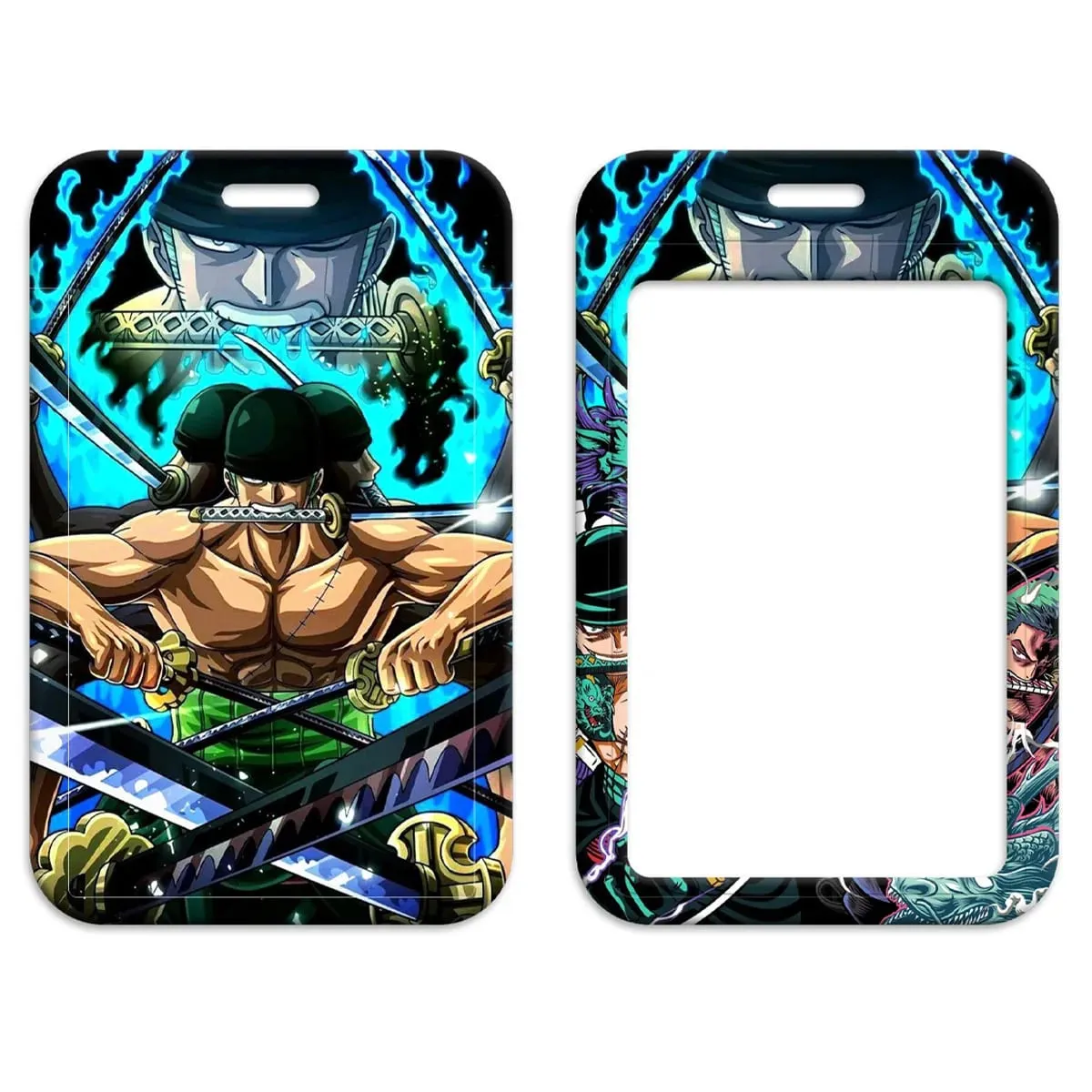 Zoro Lanyard Anime Pirate Card Holder Neck Strap for Key ID Card Phone Straps Badge Holder Keyrings Cosplay Accessories Gifts — image 6