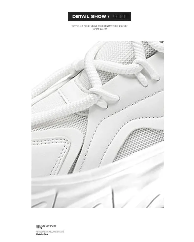 Men's Shoe Breathable Thick Soled Casual Sneakers Outdoor Running Four Seasons New Tennis Men Soft Soles Comfort Male Sneakers — image 10