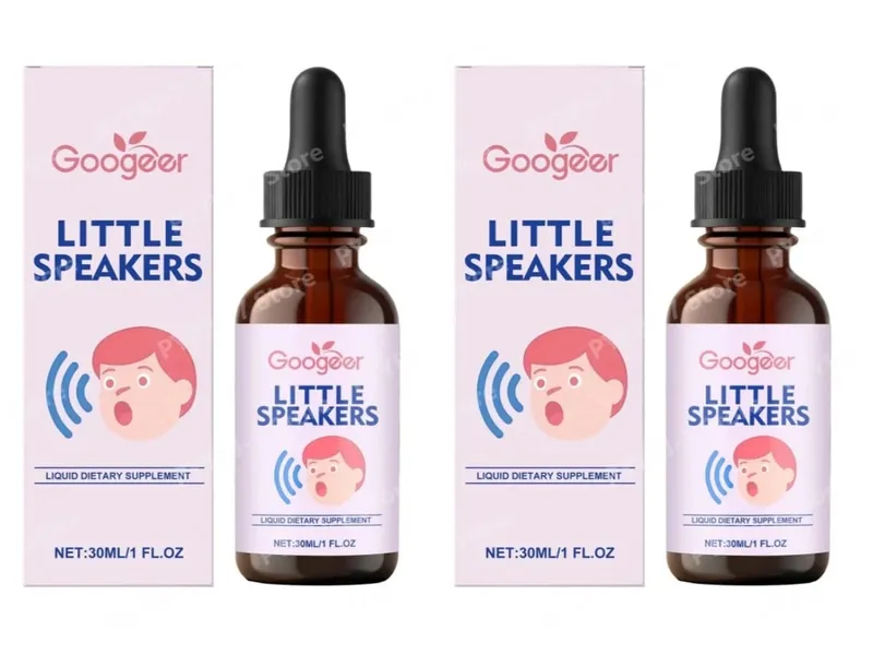 Googeer Little Speakers Liquid Supplement Vitamin B12 D3 Zeolite For Verbal Expression Language & Focus Support Kids 30ml — image 8