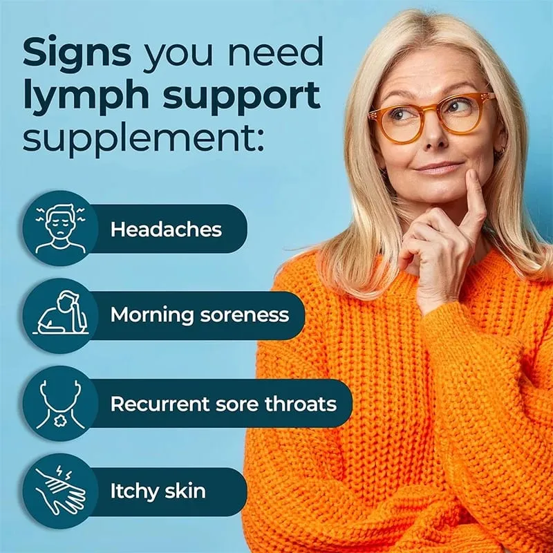 Lymphatic Drainage Supplement - Contains Dandelion Extract Intestinal Lipid Absorption Improves Immunity Relieves Swelling