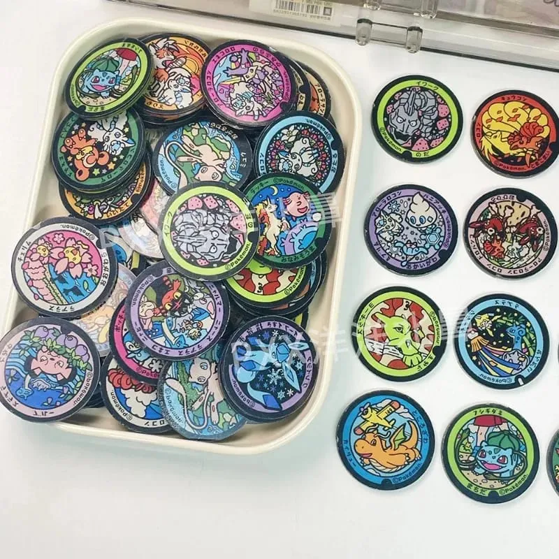 4cm Pokemon Acrylic Round Piece Diy High-looking Cute Cartoon Peripheral Unmaterial Handmade Pp Clip Accessories Pikachu — image 3