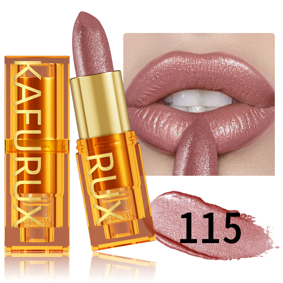 16Colors Bold & Intense Glitter Shiny Metallic Lipstick Lip Tint Long Lasting Lip Senior Matte Lip Makeup Gifts for Women Cosme — image 7
