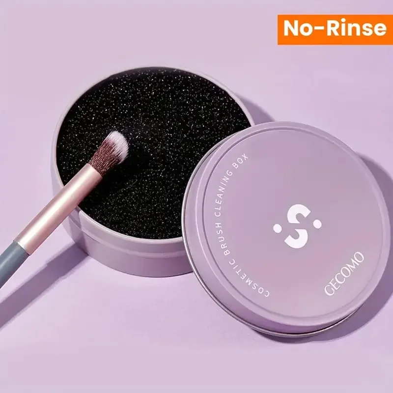 Makeup Brush Cleaner Color Removal Cleaner Sponge Quickly Easily Clean Makeup Brushes Powder Without Water Chemical Solutions — image 1