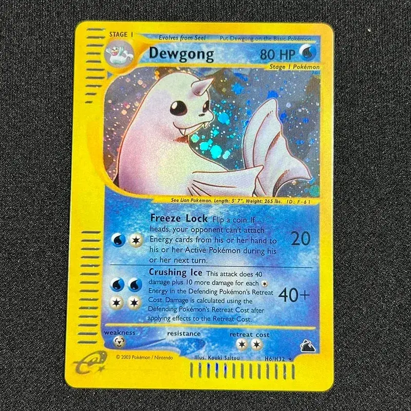 PKM Single Cards 1st Edition E-Card Celebi Charizard Skyridge (SK) Foil Cards Zapdos Aquapolis Classic Game Collection PROXY — image 9