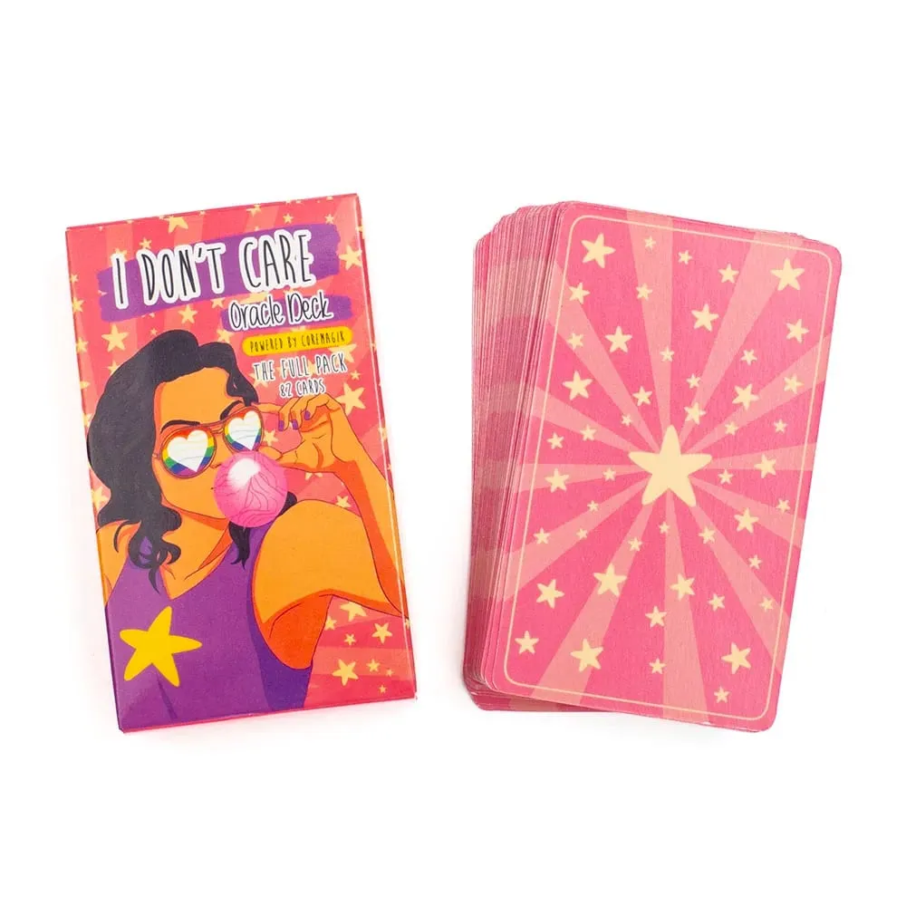 82 Cards I DON'T CARE Oracle Deck 10.3*6CM Fortune Telling Divination Tarot Cart With PDF GuideBook — image 3