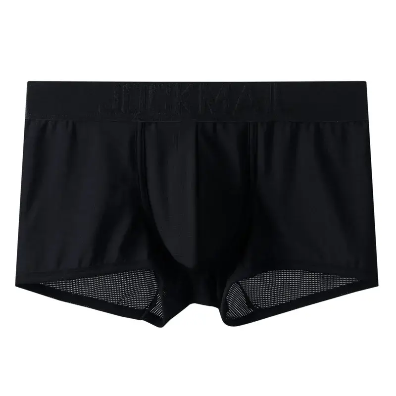 Sexy Underwear Mens Flat Corner Pants Ice Silk Breathable Youth Quadrangle Pants Guard Pants Mesh Quick Drying — image 33