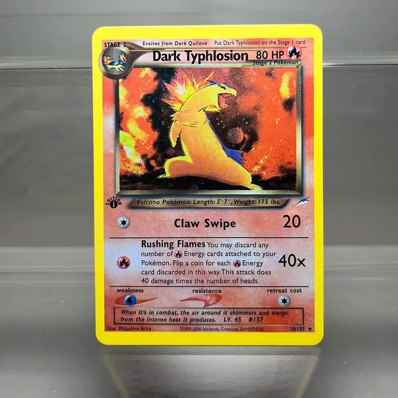 PKM Single Cards 1st Edition 1996 Raichu Charizard Dragonite PTCG Foil Cards Game Collection PKM Proxy Cards — image 25