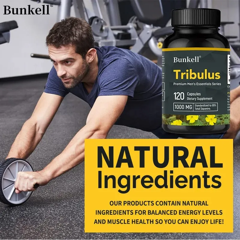 Tribulus Terrestris Capsules - Boosts Energy Improves Mood Enhances Endurance and Athletic Performance - 120 Capsules — image 5