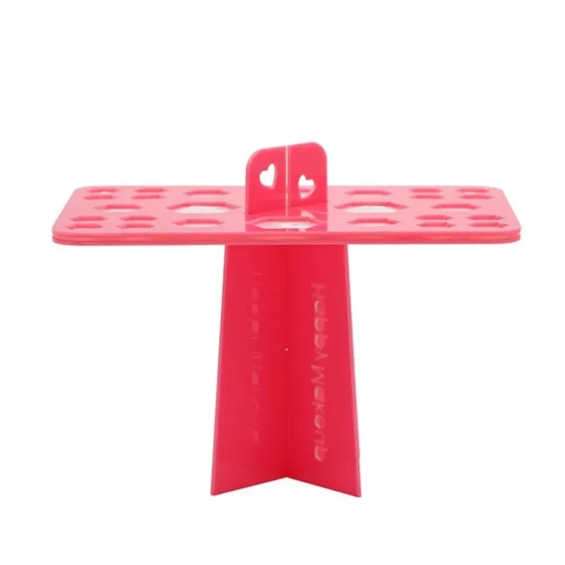 26Hole Makeup Brush Holder Collapsible Tower Tree Rack Nail Art Brushes Desplay Holders Drying Stand — image 5