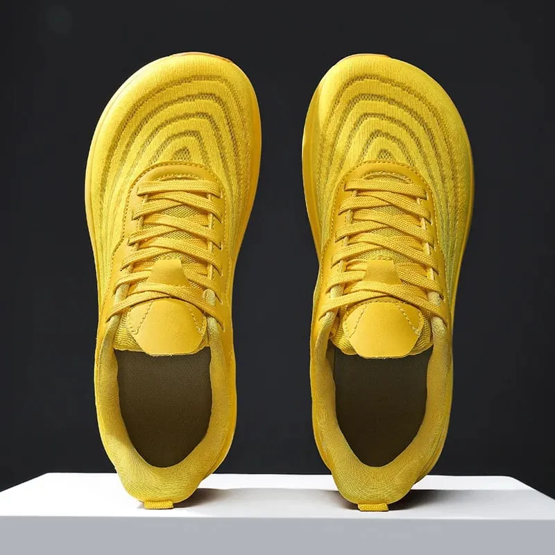 Men's Wide Toe Running Shoes Lightweight Soft Cushioning Sneakers for Daily Wear Breathable Knit Casual Sport Tennis Shoes