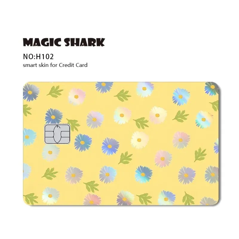 Magic Shark Mcloving Spider Anime Shinny Laser Holographic Matte Skin Film Sticker for Debit Bank Credit Card — image 19