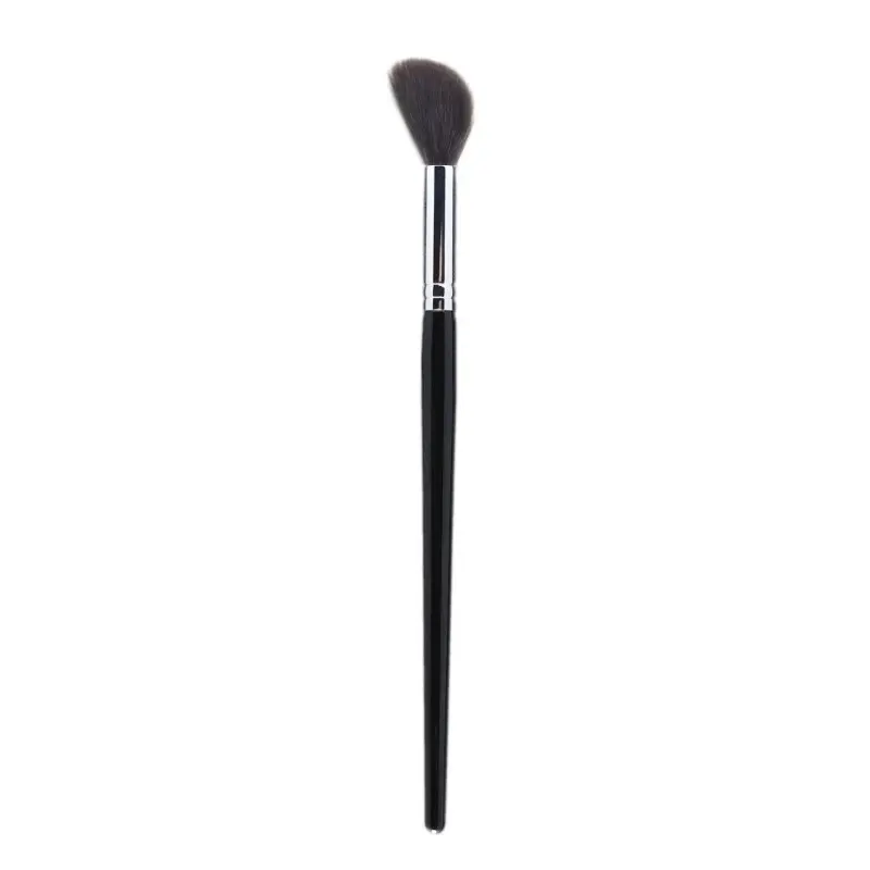 Angled Highlighter Brushes Face Shadow Blending Natural Goat Hair Powder Blusher Makeup Brush Tools — image 1
