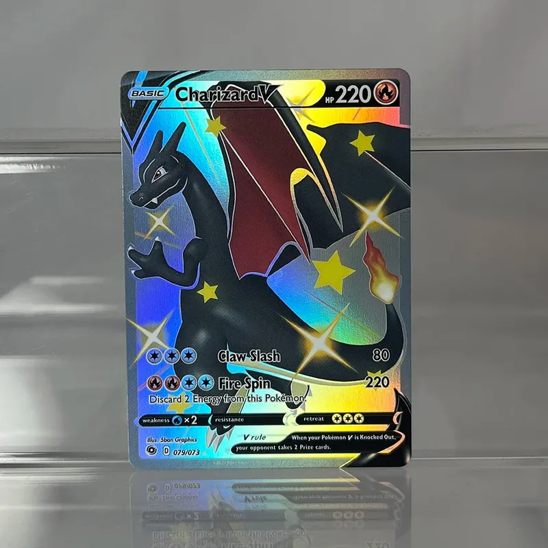 Charizard PTCG Single Collection Card 1st Edition 1996 Vmax Ex Rare Rainbow Card PKM Proxy Cards Toys Gifts — image 22