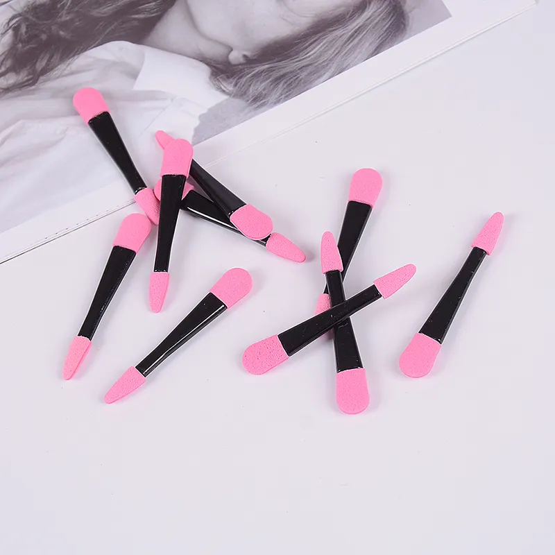10pcs Double Ended Eyeshadow Applicator Pro Sponge Eye Shadow Make Up Supplies Portable Eye Shadow Brushes Powder Brush — image 4