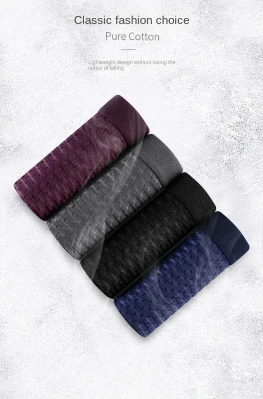 1/4 PCS Men Underwear Male Thin Breathable Triangle Panties for Men's Ice Silk Briefs Mesh Sexy Square Corner Pants for Shorts — image 17