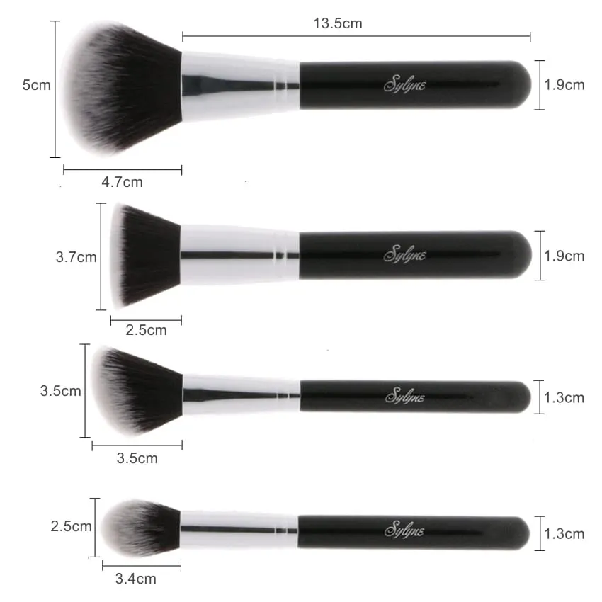 Professional Makeup Brushes Powder Foundation Highlighter Eyebrow Eyeshadow Make Up Kit Tools
