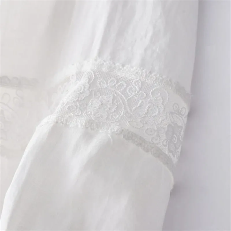 Verão vintage bordado branco vestidos longos para mulher 2026 casual respirável cor sólida vestido fino femme robe roupas elegantes
