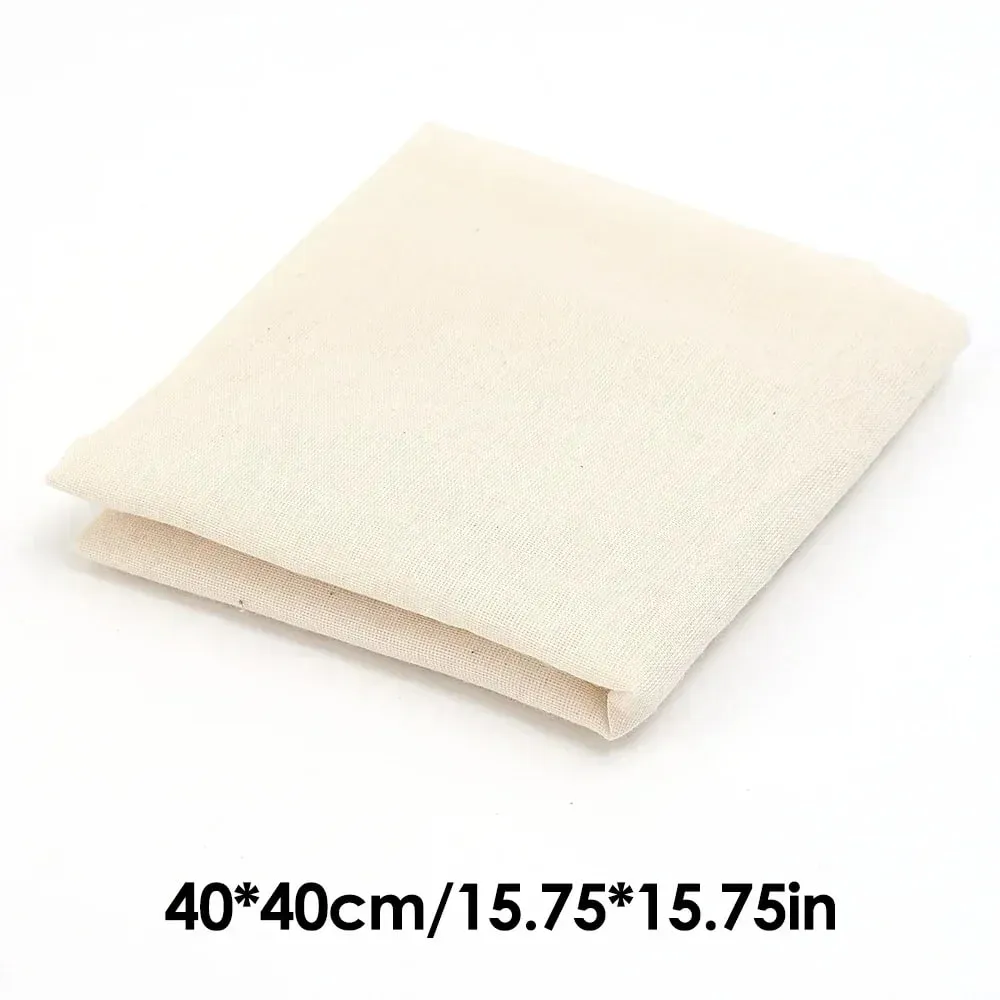 5/1PC Filter Cloth Reusable Cotton Fiber Mesh Strainer Cheese Beer Tofu Homebrew Filter Cloth Kitchen Food Ferment Strainer Tool